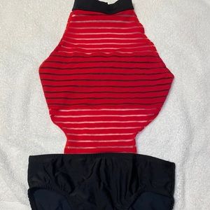 Sokali red Dance Leotard